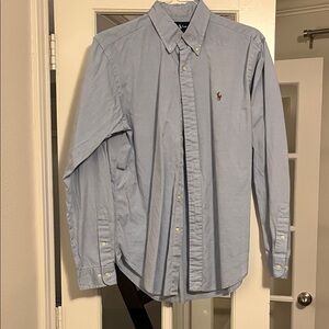 Polo by Ralph Lauren Men's Light Blue Button-Down Shirt